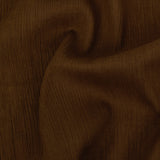 New Tobacco Crinkled Cotton Voile