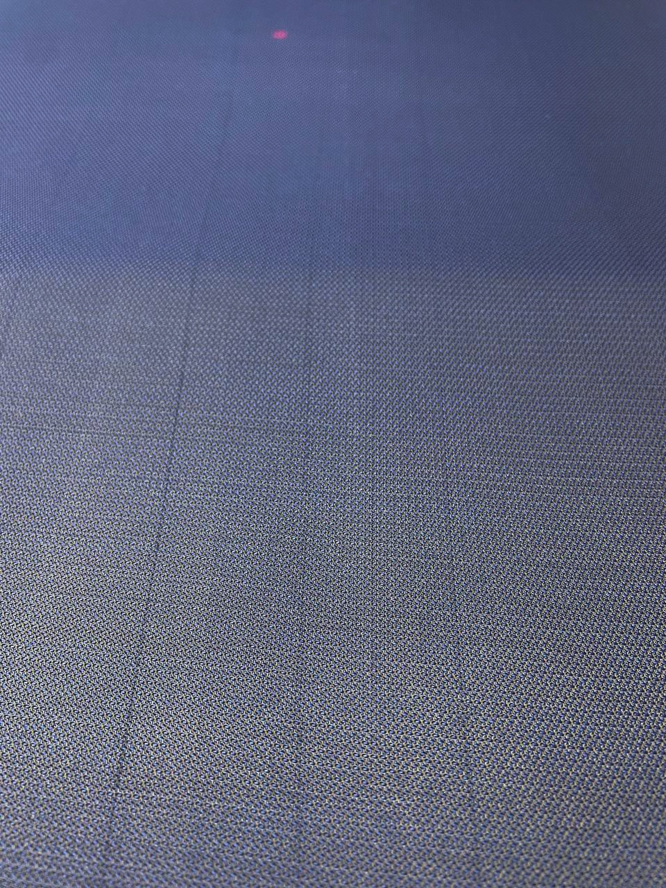 Italian Changeant Wool Polyamide Fabric Blue Black