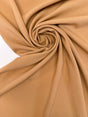 Beige Polyester Viscose Elastane Crepe