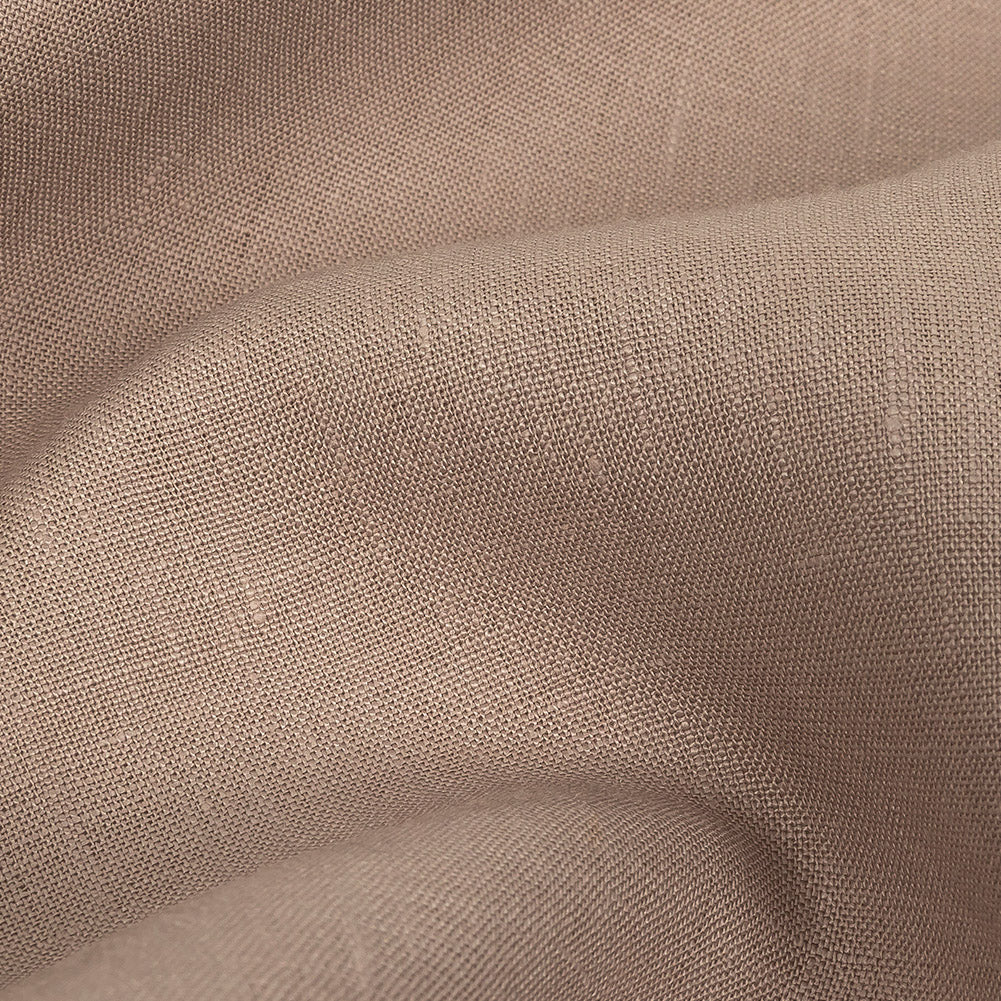 Dusty Mauve Linen and Rayon Woven