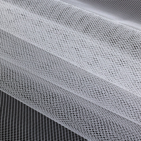 Nylon Cancan Tulle - White
