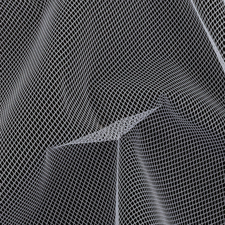 Nylon Cancan Tulle - White