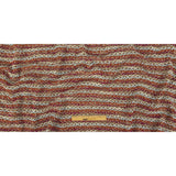 Italian Taupe, Baby Blue and Picante Blended Wool Sweater Knit