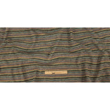 Tangerine, Avocado and Aqua Stripes Cotton Blended Sweater Knit