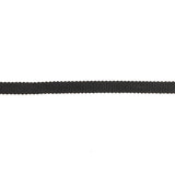 Black Onyx Petersham Grosgrain Ribbon - 0.25"