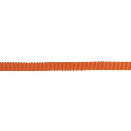 Bright Orange Petersham Grosgrain Ribbon - 0.25"
