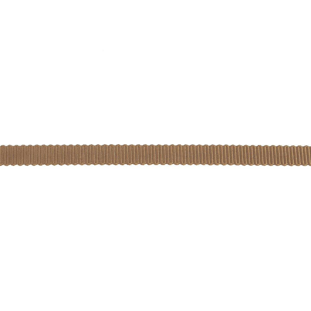 Teddy Bear Brown Petersham Grosgrain Ribbon - 0.25"