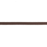 Deep Brown Petersham Grosgrain Ribbon - 0.25"
