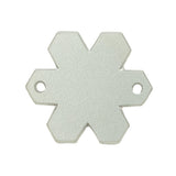 Vintage Crystal Tabac Snowflake Sew-On Rhinestone - 30mm