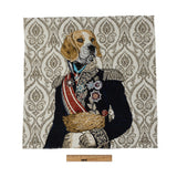 French Linen Woof Marshal Cotton Blend Oversized Square Patch - 18.875"