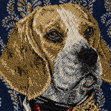 French Royal Blue Woof Marshal Cotton Blend Oversized Square Patch - 18.875"