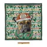 French Green Keep Calm Skater Oversized Square Patch - 18.875"