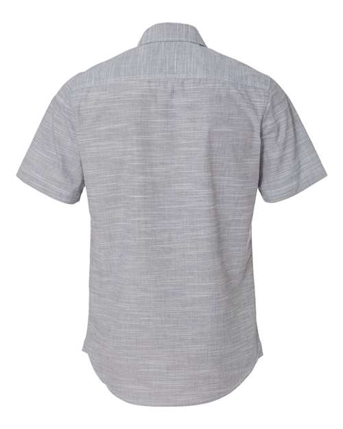 Textured Solid Short Sleeve Shirt