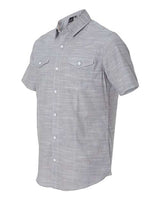 Textured Solid Short Sleeve Shirt