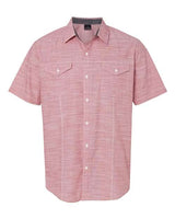 Textured Solid Short Sleeve Shirt