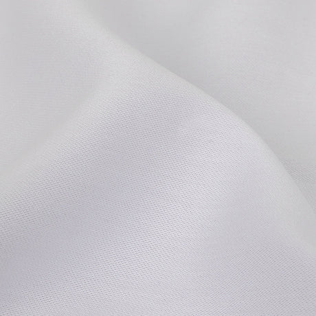 Ultra-Soft Rayon and Recycled Polyester Twill - White - Zarria Collection