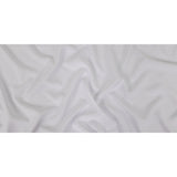 Ultra-Soft Rayon and Recycled Polyester Twill - White - Zarria Collection