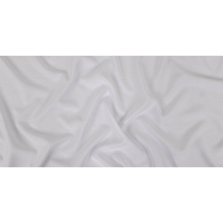 Ultra-Soft Rayon and Recycled Polyester Twill - White - Zarria Collection