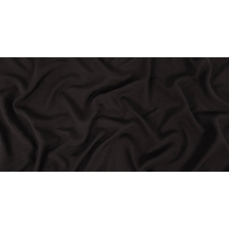 Ultra-Soft Rayon and Recycled Polyester Twill - Black - Zarria Collection