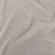 Famous Australian Designer Coconut Milk Stretch Crinkled Silk Crepe with Woven Pinstripes