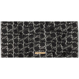 Famous Australian Designer Black Floral Guipure Lace with Scalloped Edges