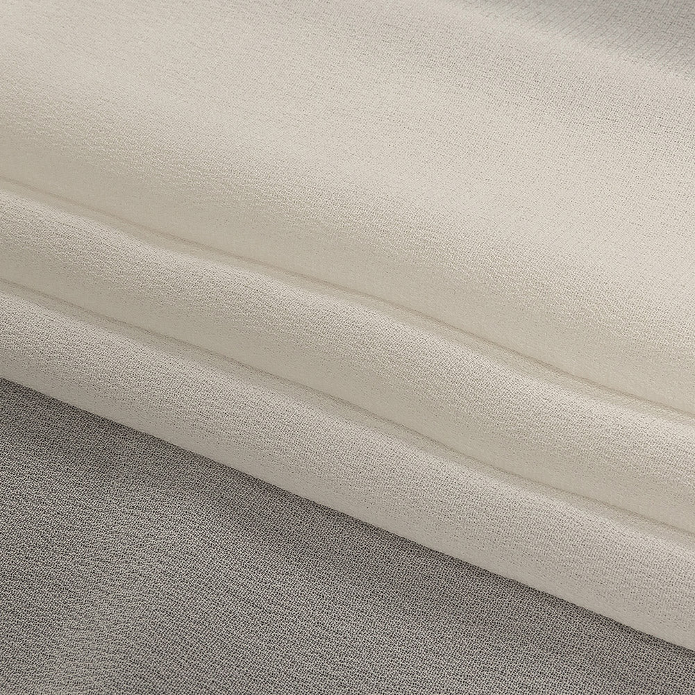 Famous Australian Designer White Viscose Georgette