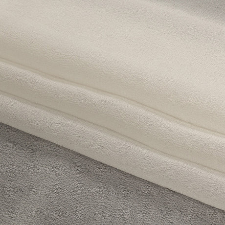 Famous Australian Designer White Viscose Georgette