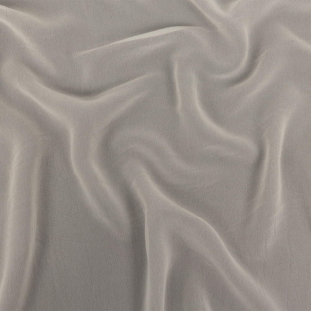 Famous Australian Designer White Viscose Georgette