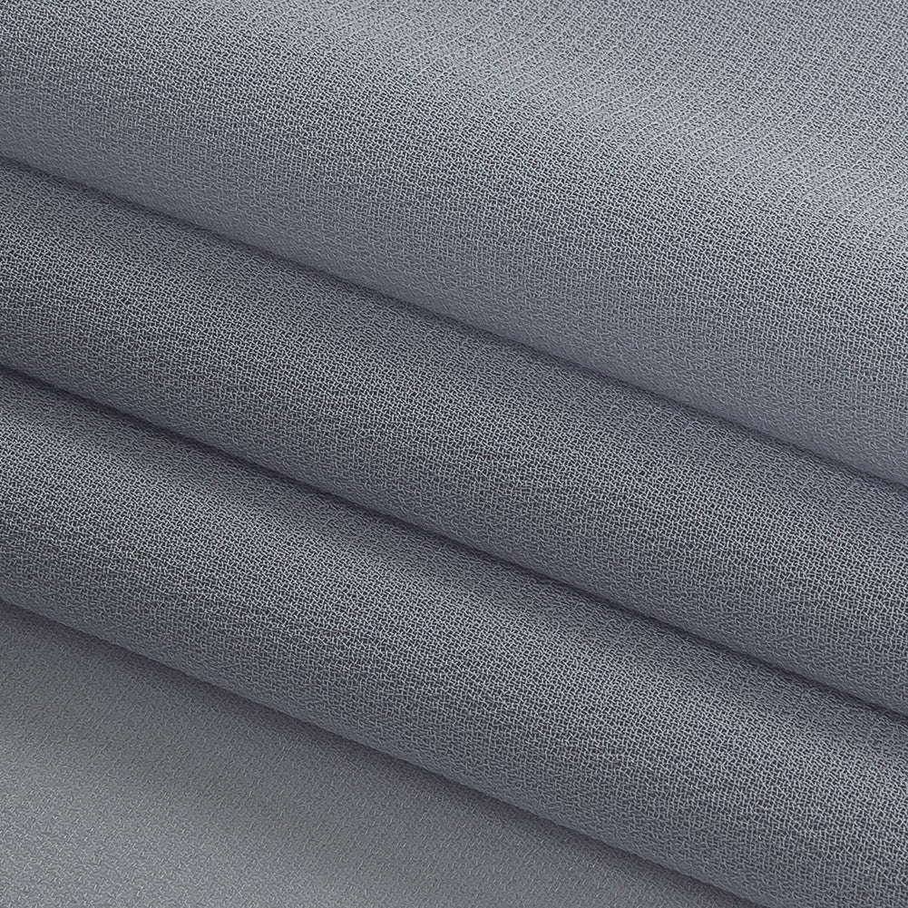 Famous Australian Designer Blue Gray Viscose Georgette