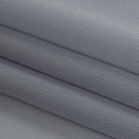 Famous Australian Designer Blue Gray Viscose Georgette