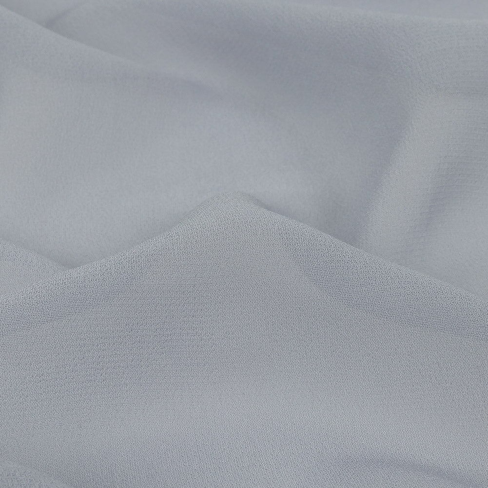 Famous Australian Designer Blue Gray Viscose Georgette