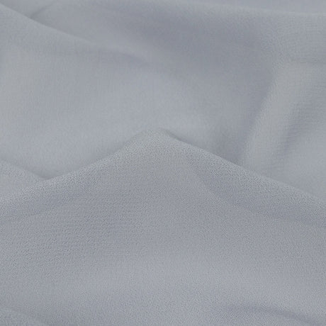 Famous Australian Designer Blue Gray Viscose Georgette