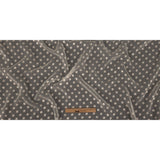Famous Australian Designer Dew Polyester Chiffon with Satin Burnout Polka Dots