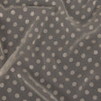 Famous Australian Designer Dew Polyester Chiffon with Satin Burnout Polka Dots