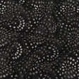 Famous Australian Designer Black Scalloped Embroidered Cotton Eyelet with Scalloped Edges