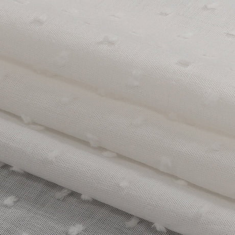 Famous Australian Designer Cloud Dancer Cotton Swiss Dot