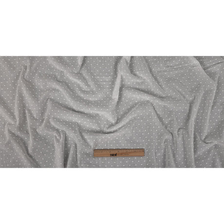 Famous Australian Designer Cloud Dancer Cotton Swiss Dot