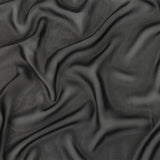 Famous Australian Designer Black Polyester Georgette