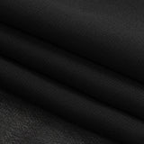 Famous Australian Designer Black Polyester Georgette