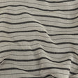 Famous Australian Designer Ivory Cotton Voile with Phantom Woven Pinstripes