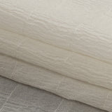 Famous Australian Designer Sugar Swizzle Crinkled Silk Crepe with Tonal Woven Stripes