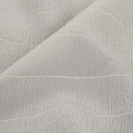 Famous Australian Designer Sugar Swizzle Crinkled Silk Crepe with Tonal Woven Stripes