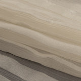Famous Australian Designer Vanilla Ice Crinkled Silk Chiffon with Satin Stripes