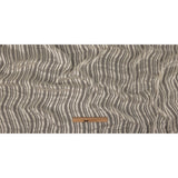 Famous Australian Designer Vanilla Ice Crinkled Silk Chiffon with Satin Stripes