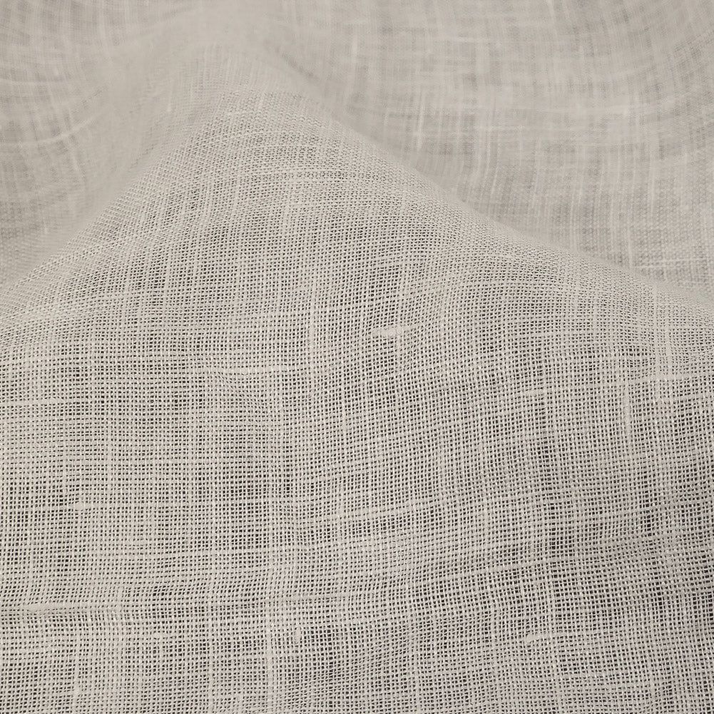 Famous Australian Designer Egret Lightweight Linen Poplin
