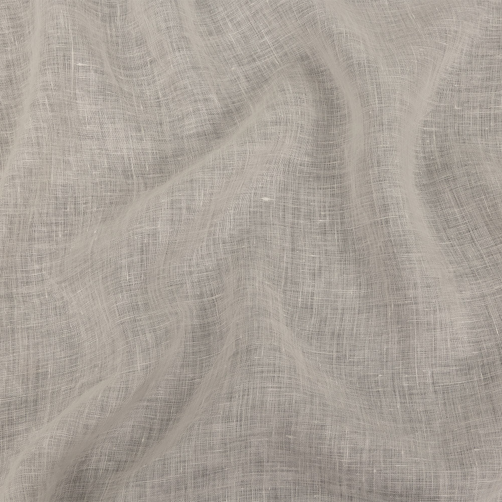Famous Australian Designer Egret Lightweight Linen Poplin