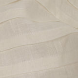 Famous Australian Designer Ivory Pintucked Pleats Linen Woven Panel