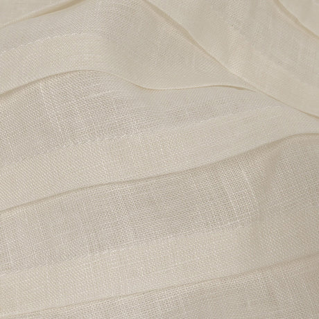 Famous Australian Designer Ivory Pintucked Pleats Linen Woven Panel