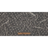 Famous Australian Designer Pristine Embroidered Diamonds Crinkled Silk Chiffon