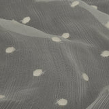 Famous Australian Designer Tofu Embroidered Dots Crinkled Silk Chiffon